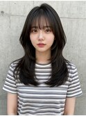 フェイスフレーミングネオウルフくびれボブウルフパーマミニボブ
