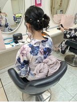 ビューティサロン東京堂&nbsp;ルーズサイドアップ～浴衣