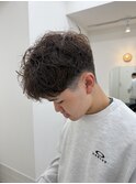 スペインカール/スパイキーショート/ブルーブラック/フェザーパ