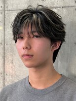 ドアベルメンズ(Door Bell Men’s) ダウンバングフェザーショート×ハイライト