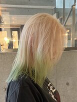ヲタク 渋谷 代官山 恵比寿(wotaku.) 裾カラーエンドカラーデザインカラーハイトーンケアブリーチ金髪