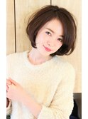 大人女性・３０代・４０代に人気トップノットショートボブ