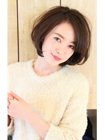 レウナ 外苑前(Reuna)&nbsp;大人女性・３０代・４０代に人気トップノットショートボブ