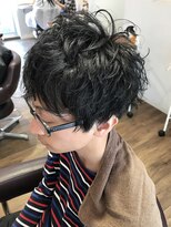 パティオンツー(PATIONN2)&nbsp;メンズネープレスイメチェンツーブロックショートマッシュ