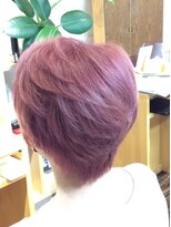 ヘアーファイナリー ジャンクス(Hair finery Janx)&nbsp;ショートのピンクアッシュ