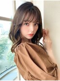 ダークトーンのふわ束前髪小顔ヘア☆20代30代/Silk-lei吉祥寺