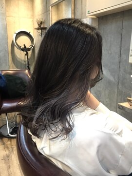 ロダット 横浜(LODAT by little) インナーカラー×ラベンダーグレー【LODAT横浜】