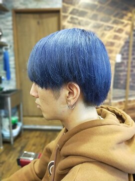 ノームコア(NORM CORE) マッシュ  ブルーアッシュ カラー