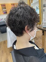 ルッカヘアガーデン バイ ラッシュゴールド(RUCCA HAIR GARDEN by LUSH GOLD) ショート×パーマ