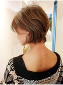 ショートボブ小顔カット大人ヘア髪質改善30代40代50代表参道青山