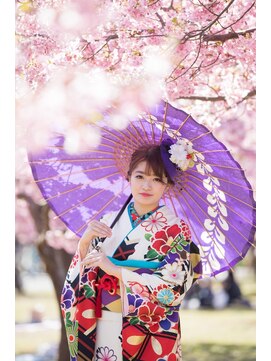 スプラウト 柏(SPROUT) 成人式前撮りヘアー