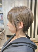 小顔×ショートスタイル
