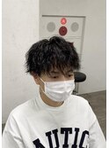 ツイスパ/マッシュ/メンズ/パーマ/¥11880