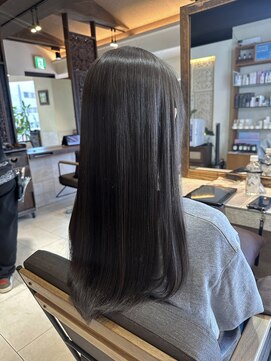 ヘアリゾート粋 ティガ 池袋店(tiga) 池袋 グレージュ ロングヘア 20代30代40代