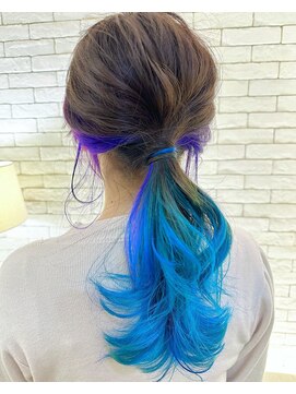 ヴァイブス(vibes) グラデーション×マリーンブルー