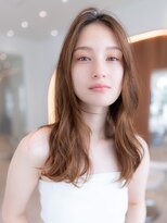 ハバナ 渋谷(HAVANA) 20代30代大人可愛いグレージュカラー斜めバングショートボブ