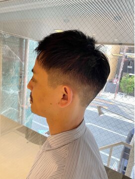 アイディール(:ideal) 【メンズカット】0.8ミリからのフェードカット #本町 #阿波座