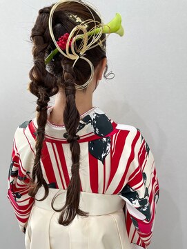 ヘアー アトリエ アンジー(Hair Atelier Angee) 卒業式ヘアアレンジ