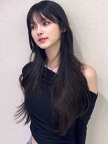 コア 表参道(COA)&nbsp;レイヤーカット/ウエットヘア/オリーブベージュ/表参道/表参道駅