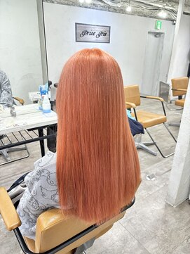 プライズ アイリス 池袋東口店(prize Iris) オレンジカラー/ハイトーン/派手髪/夏カラー/池袋