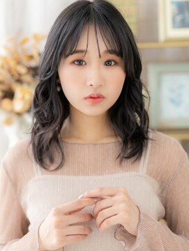 カバーヘア ブリス 上尾西口店(COVER HAIR bliss) 大人ガーリーゆるふわミディグレージュカラーa上尾20代30代40代