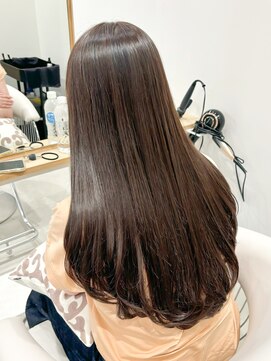 ノエシキカ(noe sikika) サラ艶ロング×透明感カラー×髪質改善L59