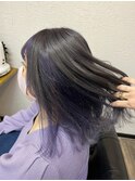 パープルインナーカラー