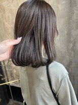 フルアヘッド(FULL A HEAD)&nbsp;イルミナカラーオリーブベージュ/ナチュラルボブ/髪質改善