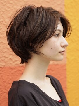 アルトリスト(Altruist Aging×HAIR&SPA) ☆イメチェンピンクベージュアンブレラカラー前髪クールショート