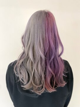 コンベックス(convex) グレージュ/デザインカラー/小顔に見える/ダブルカラー