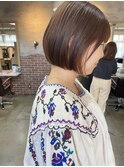ナチュラルストレートボブ