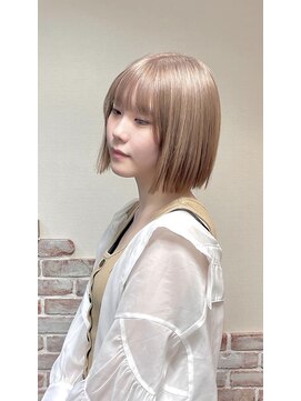 ルフレ 新宿歌舞伎町店(Reflet) 切りっぱなしボブ/くびれボブ/カット