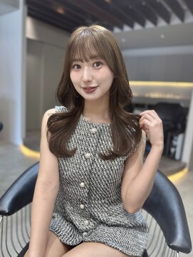 ロンド ロワール 門前仲町(Lond Loire) 韓国レイヤーカット/くびれ巻き/前髪顔周り/セミディ[門前仲町]