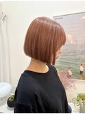 カットミニボブ暖色