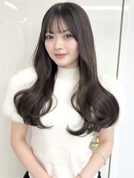 ランテルディ 渋谷(LANTERDIT) 【LANTERDIT】ダークグレージュ レイヤー くびれ巻き/Risa