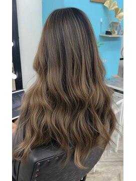 ウル(ulu) バレイヤージュ ケアブリーチ ベージュ グレージュ ブラウン