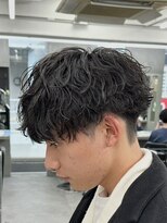 オーバルバイアピッシュ(OVARL by apish) 波巻きスパイラル、メンズパーマ、シャドウパーマ、人気パーマ