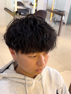 スタイル 成城学園前(STYLE) メンズ マッシュ 波巻きパーマ メンズパーマ