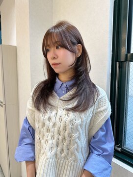 バランス ハレまち通り岡山駅前店(balance.) ハッシュカットx秋冬カラーx髪質改善