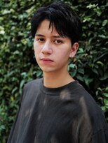 アレンヘアー 阪神尼崎店(ALLEN hair)&nbsp;ナチュラルブラック×無造作短髪スタイル