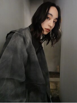 ユニ(uni) メンズ.ミディアムストレート