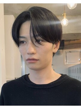 フィフス(fifth) 原宿メンズニュアンスパーマセンターパートフェザースパイラル