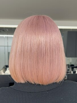 エトワール(ETOILE) ピンクベージュ/ボブ/ブリーチ/ハイトーン/ピンクカラー