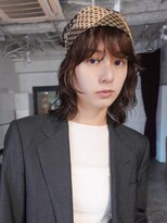 アルバム 池袋(ALBUM)&nbsp;顔周りレイヤー韓国ヘアくびれミディ似合わせカット_F1251