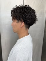 ビューナゴヤ 名駅(VIEW NAGOYA) メンズ/サーフカール/刈り上げセンターパート/波巻きツイスパ