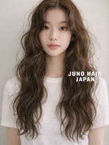 ジュノヘアージャパン 表参道(JUNO HAIR JAPAN) カラーは柔らかいブラウンに!韓国パーマで簡単可愛く!