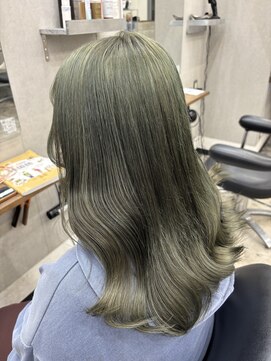 ヘアサロン ドット トウキョウ カラー 町田店(hair salon dot. tokyo color) ダークアッシュ/ミディアムレイヤーカット/町田