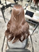 アンダーバーホワイト 天王寺阿倍野店(_WHITE)&nbsp;ココアベージュ_くびれ巻き_くすみカラー