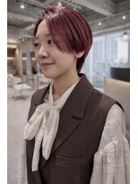 ムクコア(Muk CORE)&nbsp;ハンサムショート×ボルドーカラー♪