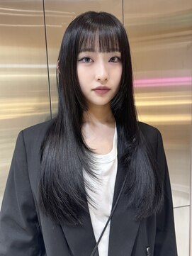 ルームバイシー 新宿(Loom. by Sea) イメチェン×ピンクバージュ/アンブレラカラー/前髪/レイヤー